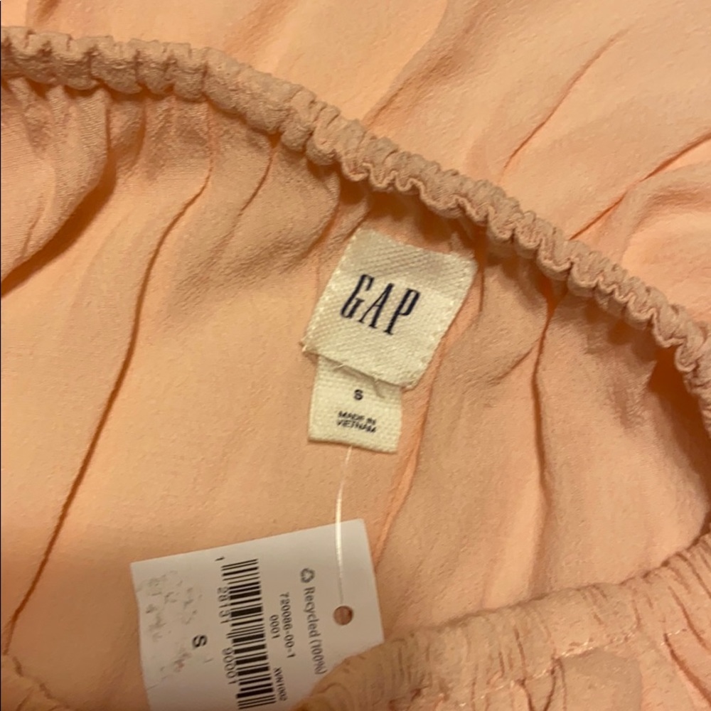 Party dress 100% rayon Peach color - Picture 4 of 4
